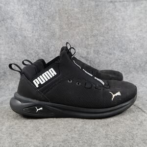 Puma Shoes Youth 7 Athletic Trainer Running Sneaker Uncaged Active Black White